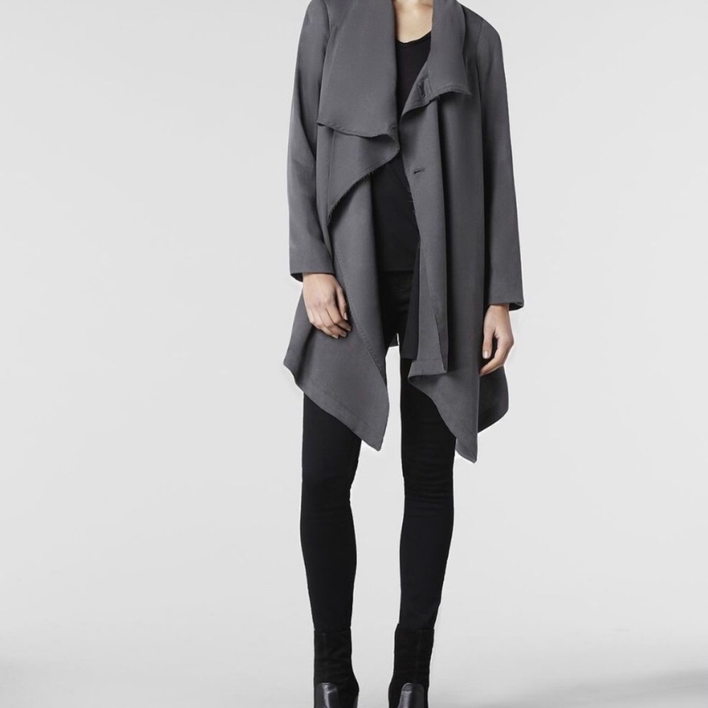 ALL SAINTS Draped Coat size 4